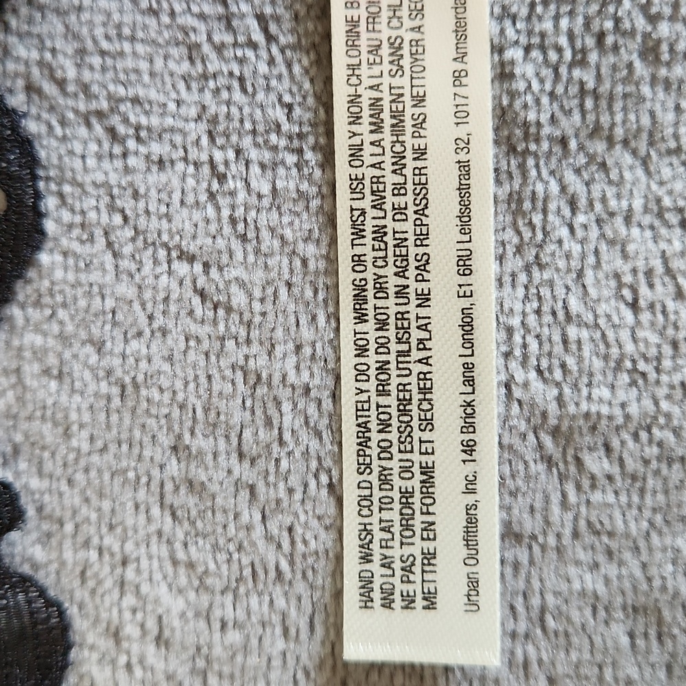 Free People, Women's Intimately, Sz Sm, BLack Lace,Elastized, w Adjustable Strap - Picture 9 of 11